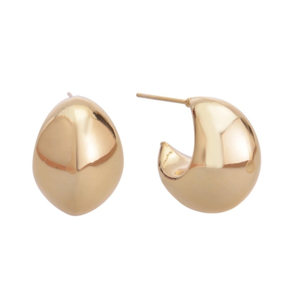 🌖Twilight moon drop gold fashion earrings